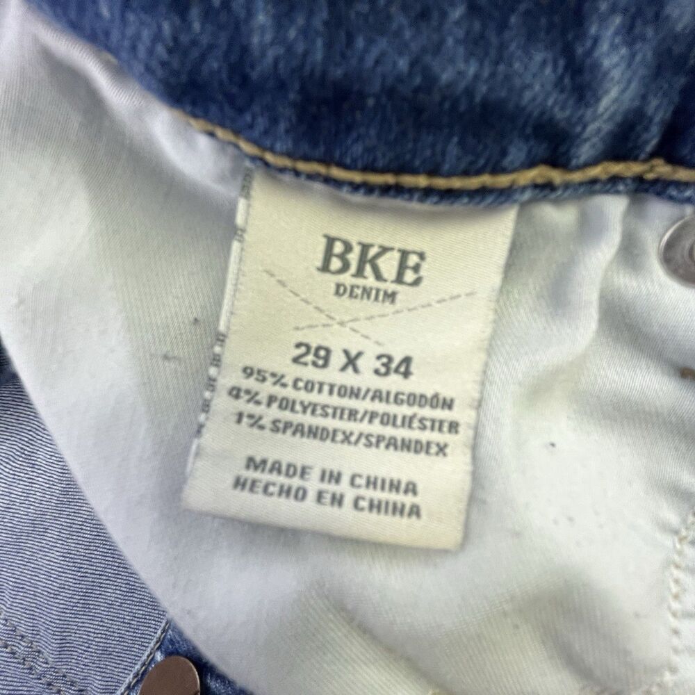 BKE Parker Bootcut Jeans Womens 29x34 Blue Stretch Denim High Rise Universal Fit - Picture 8 of 15